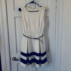 Calvin Klein Striped Hem Dress